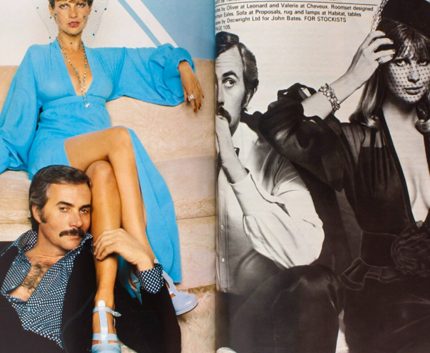 Julie Ege CHARLOTTE RAMPLING Liza Minelli COSMOPOLITAN January 1973 Greta Norris