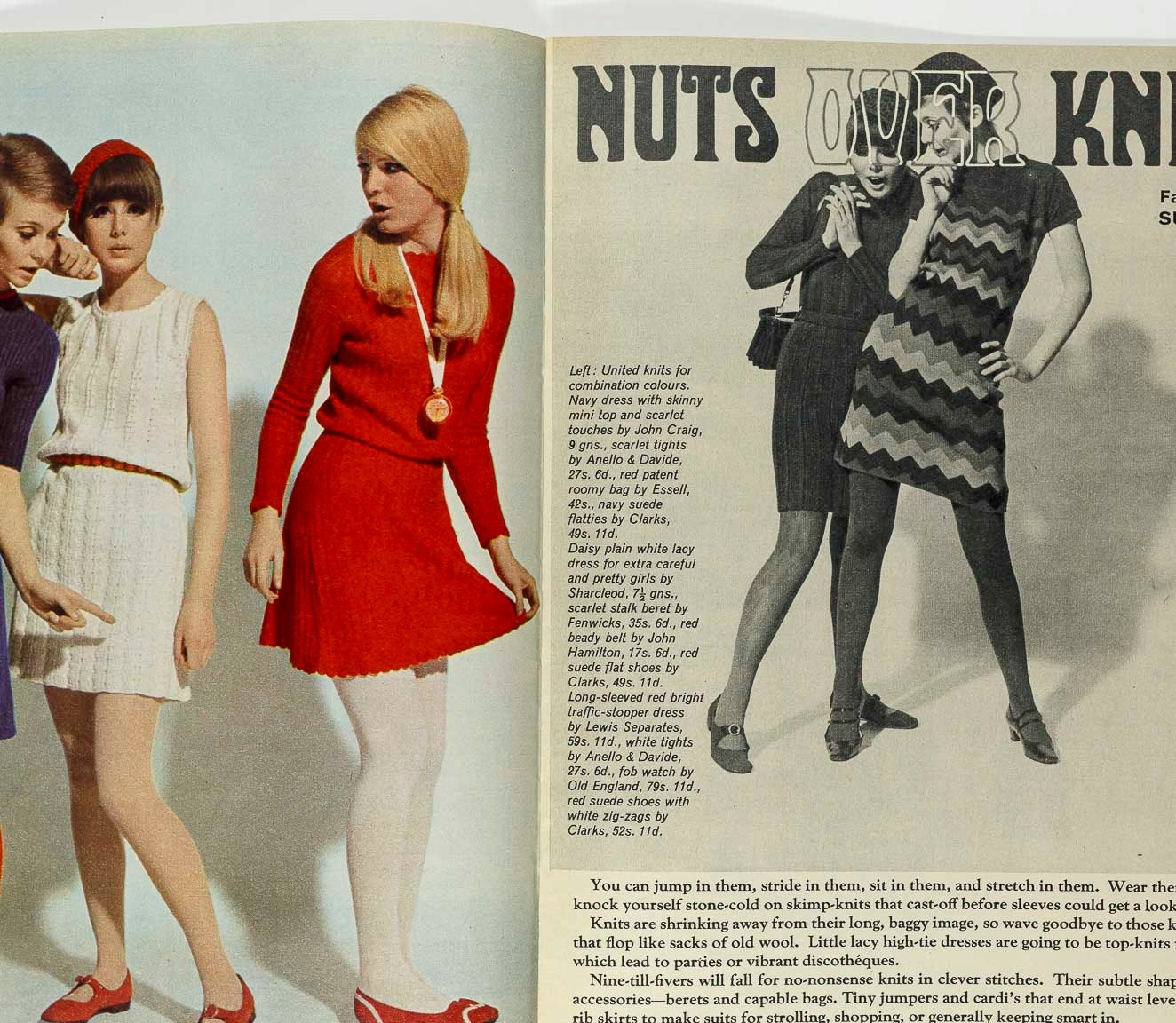 Twiggy GEORGE BEST Monkees PETTICOAT magazine 28 January 1967 HAIR Knitwear VTG