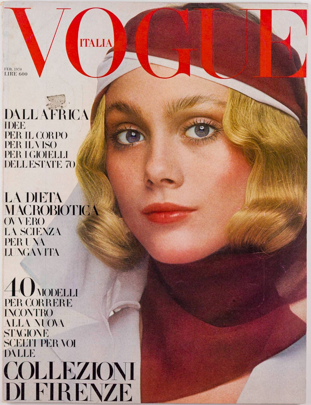 Jane Hitchcock VERUSCHKA Africa COLLECTIONS Kirdi VOGUE ITALIA February 1970 vtg