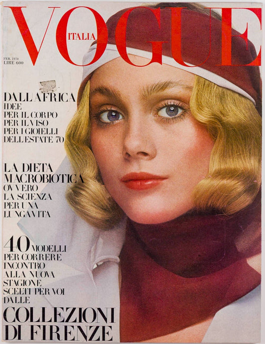 Jane Hitchcock VERUSCHKA Africa COLLECTIONS Kirdi VOGUE ITALIA February 1970 vtg