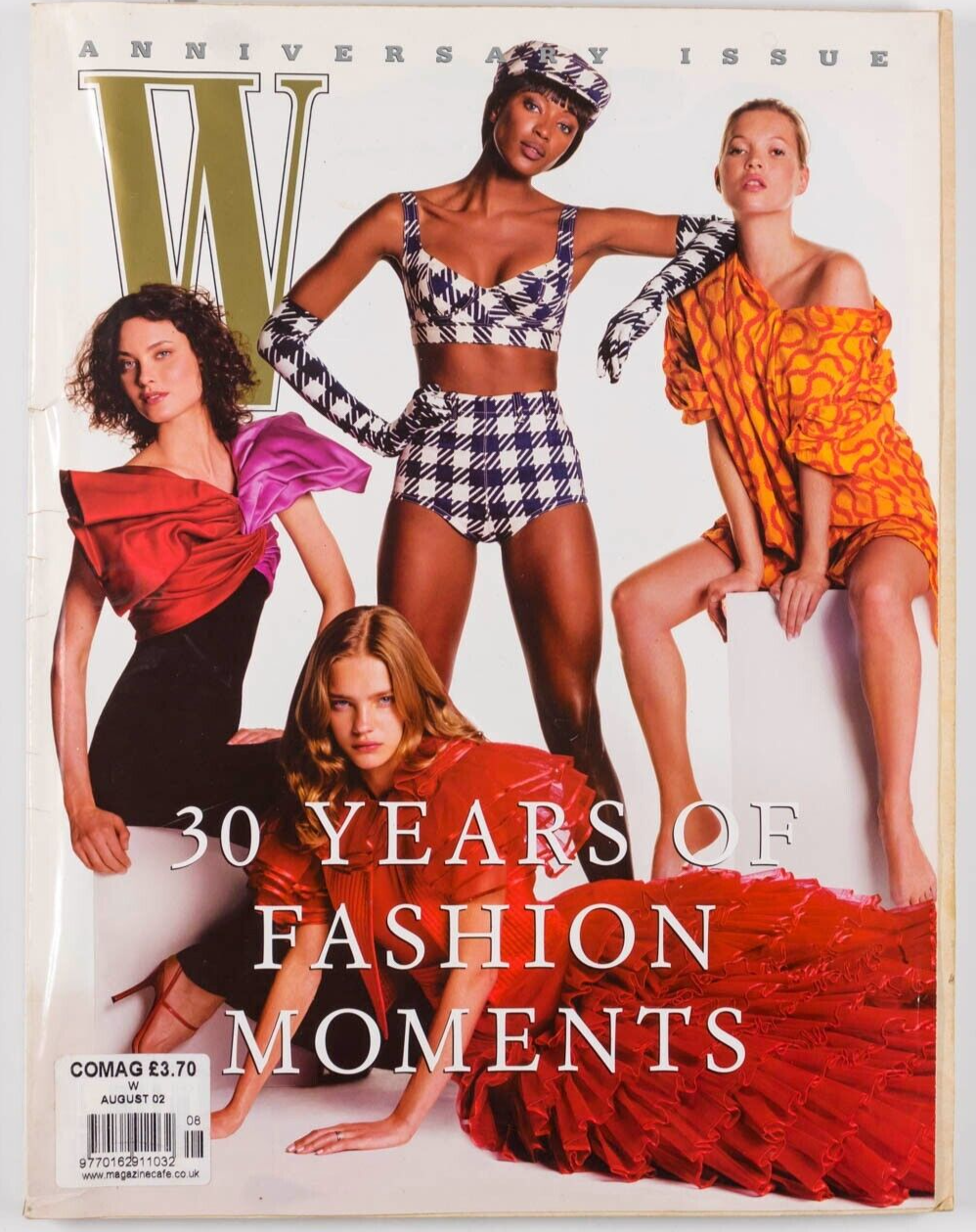 KATE MOSS Naomi Campbell SHALOM HARLOW Natalia Vodianova GISELE Iman  W MAGAZINE