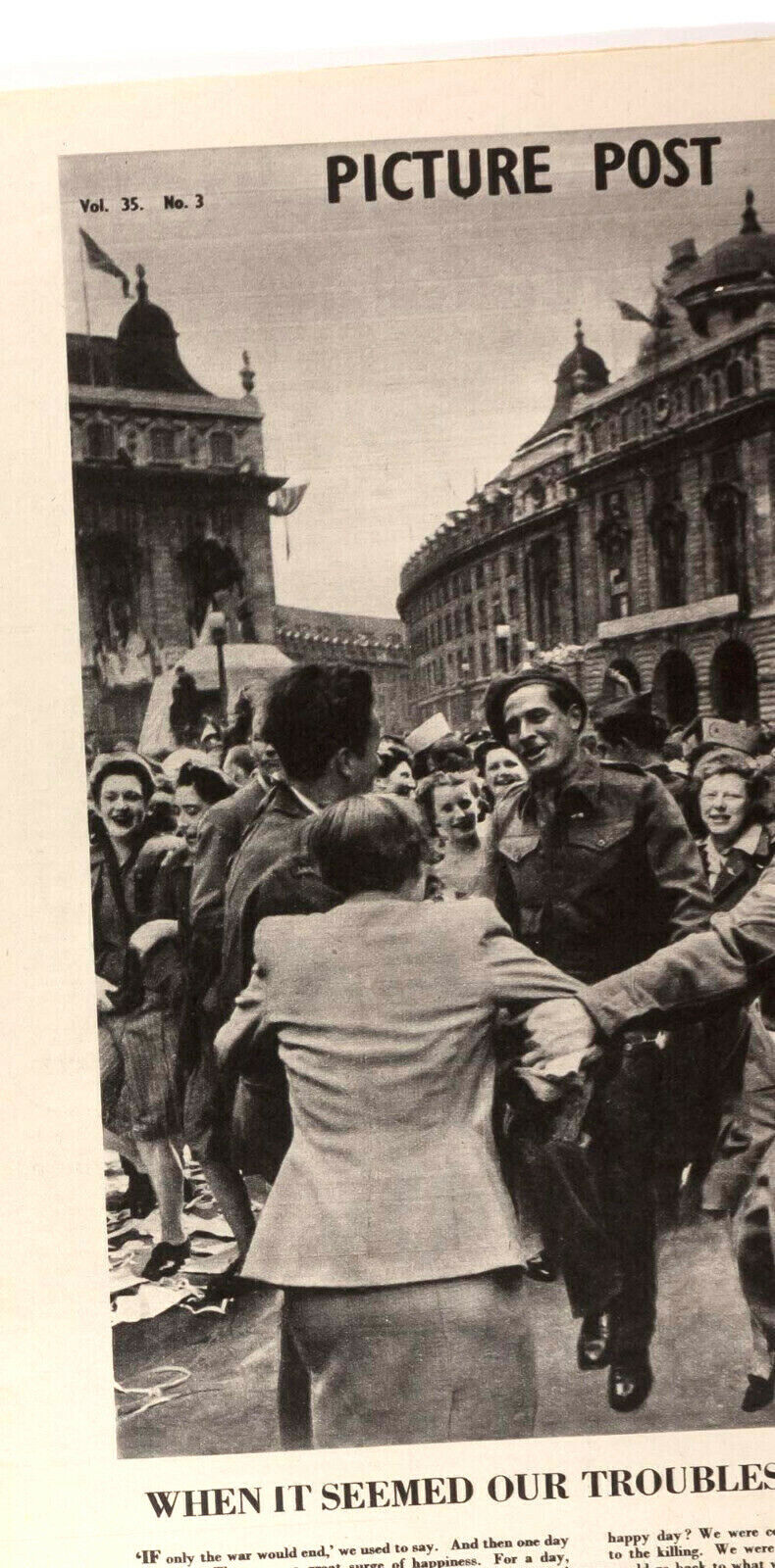 BILL BRANDT Stonehenge AUSTERITY Regent Street WW2 PICTURE POST magazine 1947 Ap