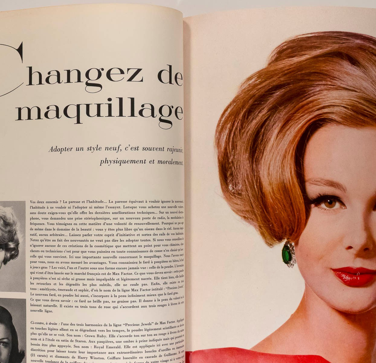 Boucheron COLETTE Balenciaga GIVENCHY Penn LIEBERMAN Paris Vogue October 1961