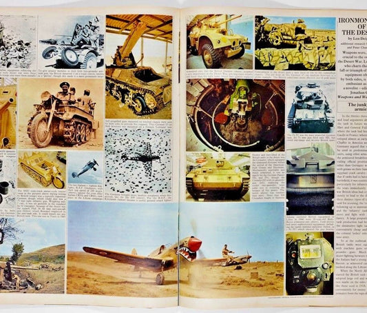 LEN DEIGHTON Ironmongery of the Desert War SUNDAY TIMES UK magazine CHRIS ELLIS