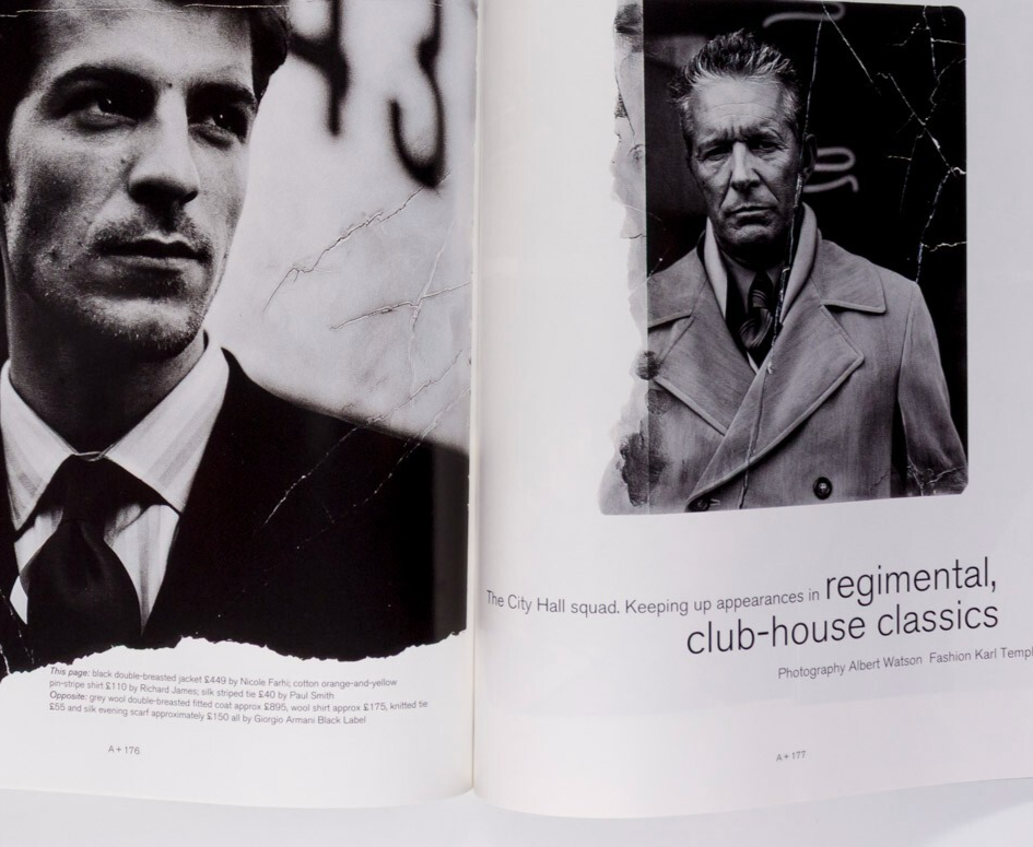 Ewan McGregor ADRIAN NEIL RAYMENT Jodie Kidd ARENA HOMME # 6 1996 Juergen Teller