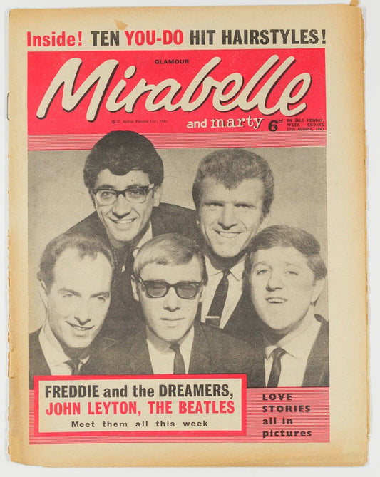 FREDDIE & THE DREAMERS Beatles JOHN LEYTON Mod Hairstyles MIRABELLE magazine UK