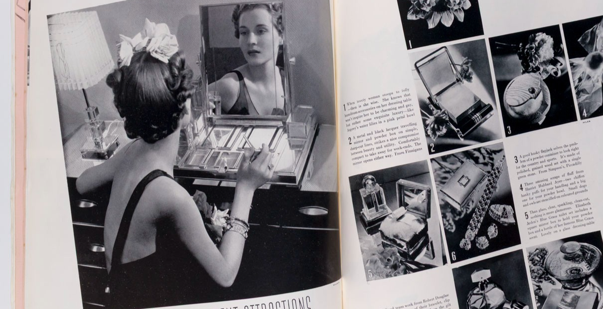 NORMA SHEARER Artur Ernesto Teixeira Barbosa VOGUE BEAUTY BOOK August 1936 vtg