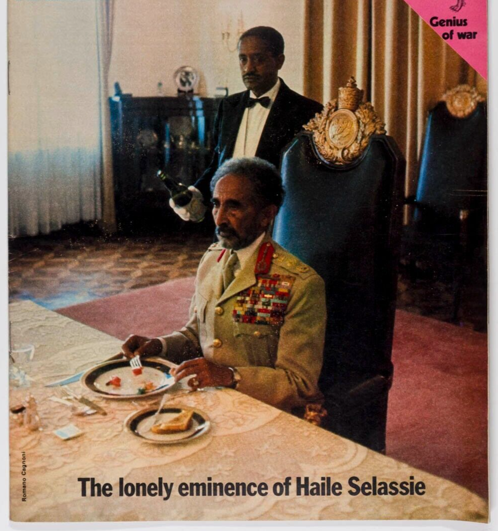 HAILE SELASSIE Ethiopia JOHN CHILTON FEETWARMERS Ghost trains OBSERVER magazine