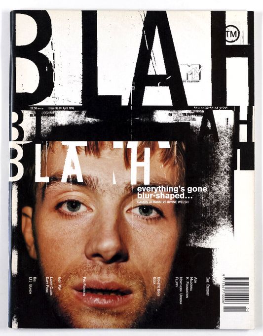 DAMON ALBARN DaftPunk KLF The Prodigy LARRY CLARK Iggy Pop BLAH Magazine #1 1996