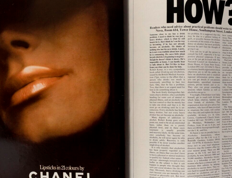 AMANDA LEAR Duffy ROMAN POLANSKI Terence Donovan MARY QUANT Chanel NOVA magazine
