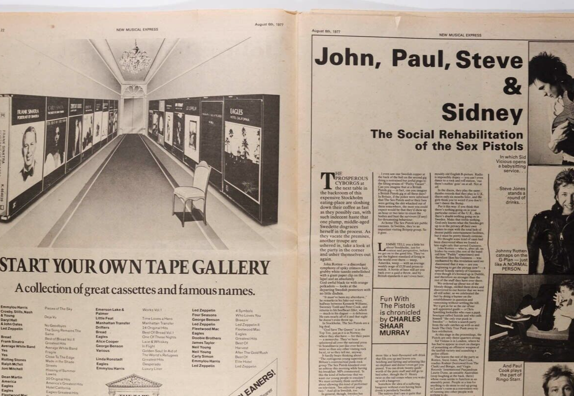 Sex Pistols ROMAN POLANSKI Patti Smith BEACH BOYS The Ramones ELO - NME magazine