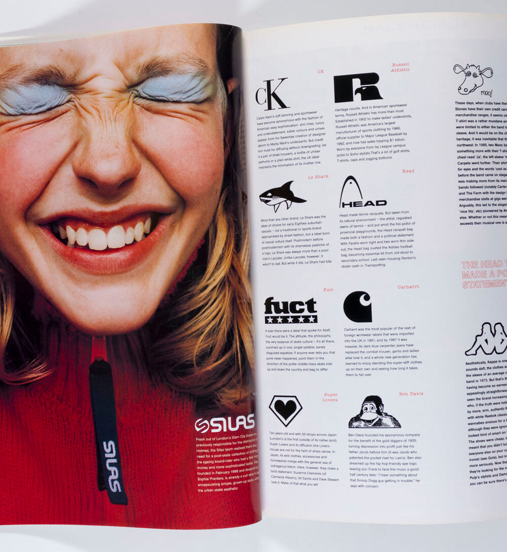 Stussy HYSTERIC GLAMOUR Hermes ELAINE CONSTANTINE Gisele THE FACE magazine 1999