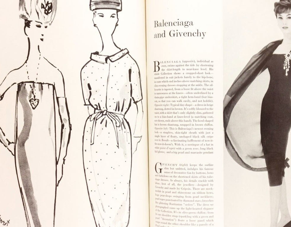 DORIAN LEIGH Parkinson CHRISTIAN DIOR Balenciaga GIVENCHY Cezanne BOURDIN Vogue