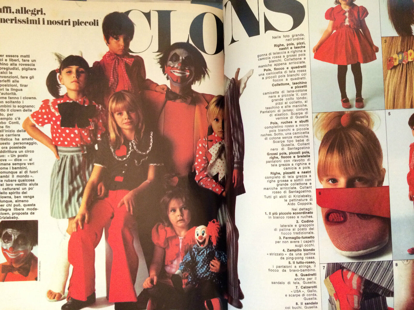 JANE BIRKIN Karen Barry CHARLOTTE RAMPLING Oliviero Toscani ~ Vogue Bambini 1973