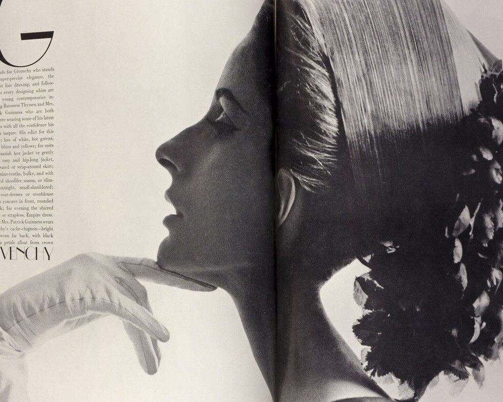 TANIA MALLET Jill Kennington PRINT MANIA Cecil Beaton BALENCIAGA Givenchy  VOGUE