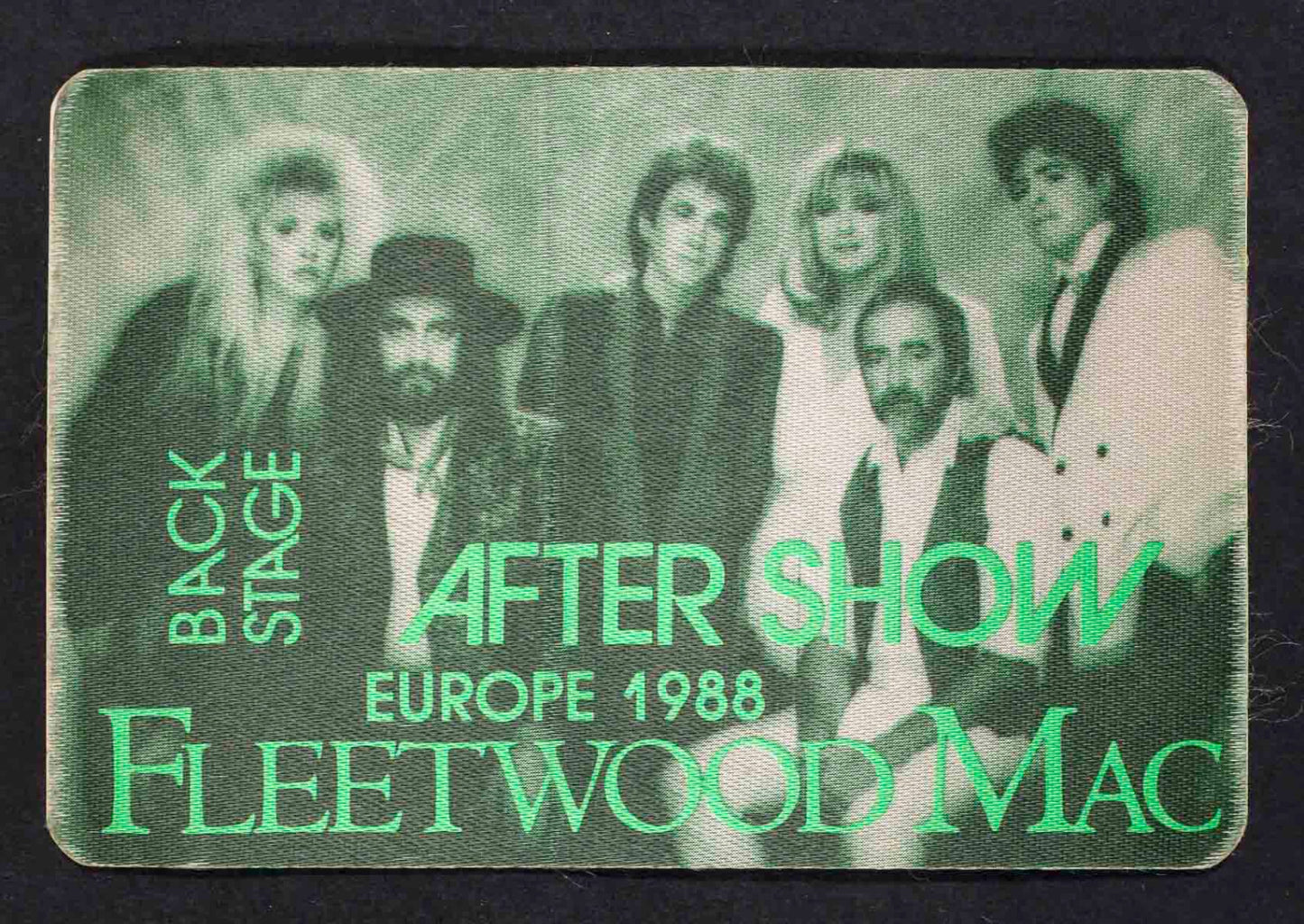 FLEETWOOD MAC Europe BACKSTAGE ticket 1988 After Show pass CONCERT Access LONDON