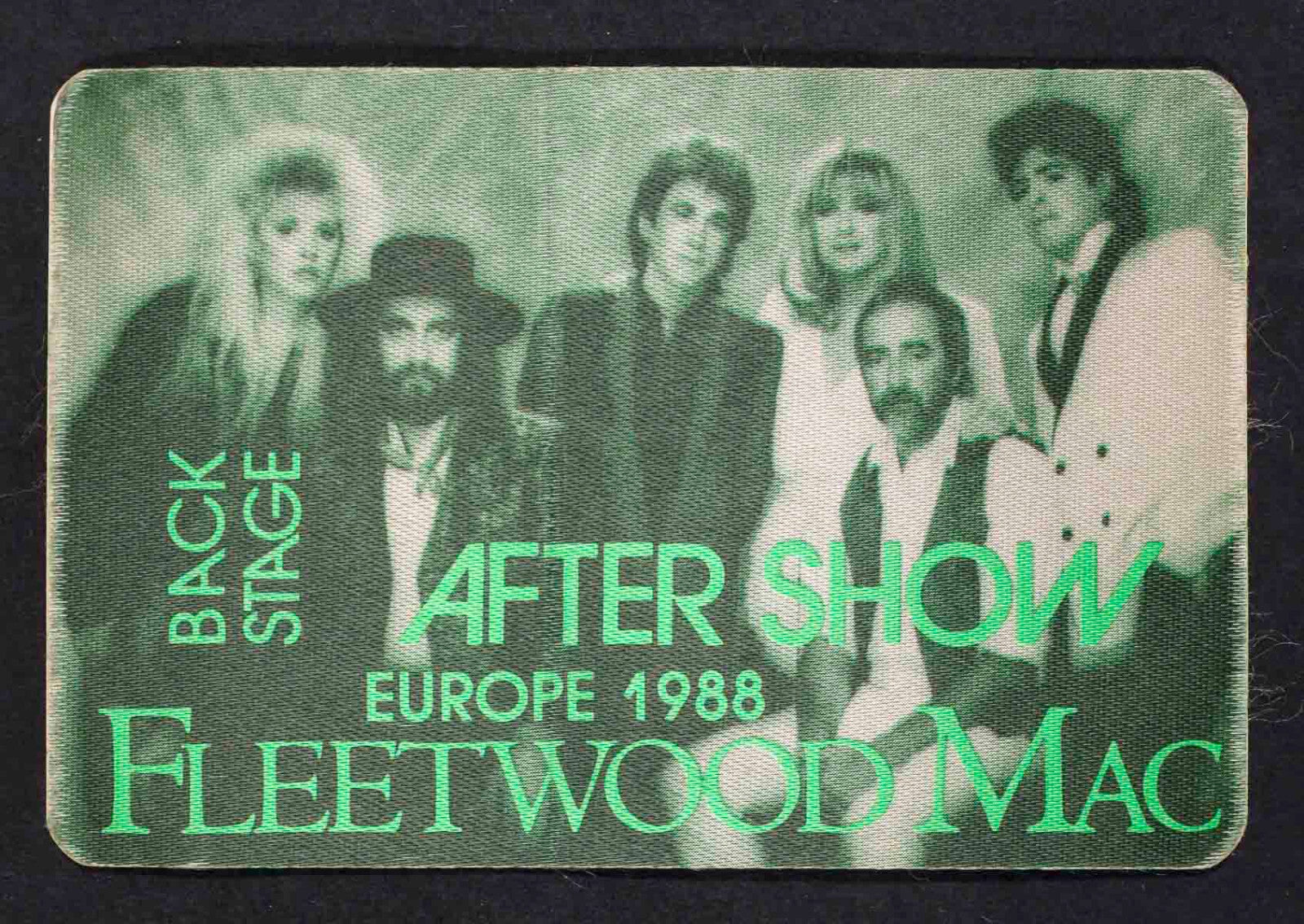 FLEETWOOD MAC Europe BACKSTAGE ticket 1988 After Show pass CONCERT Access LONDON
