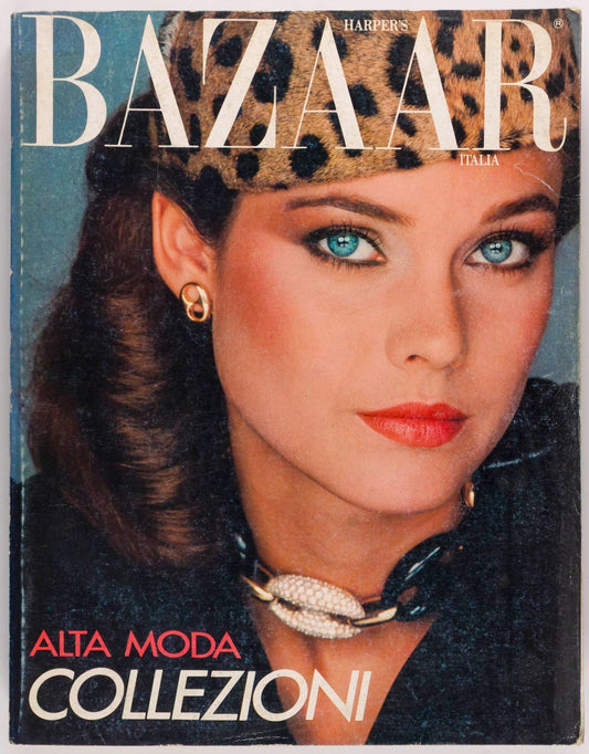 CAROL ALT Alta Moda JANICE DICKINSON Gucci HARPERS BAZAAR ITALIA September 1979
