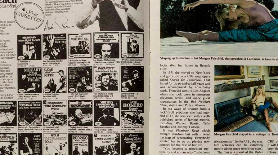 Morgan Fairchild RICHARD GERE Torvill & Dean  TELEGRAPH 12 February 1984 Cocaine