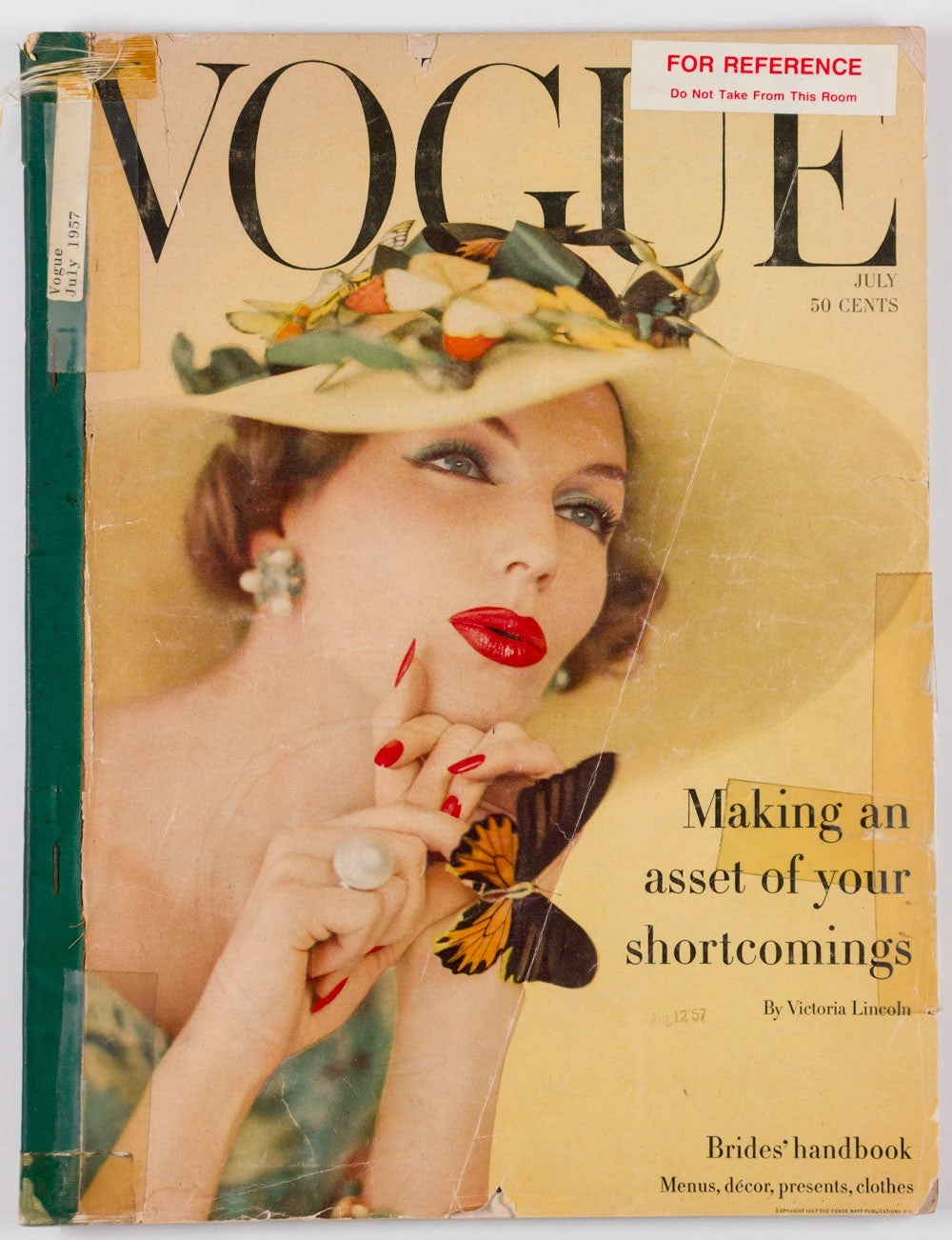 Anne St Marie RENE BOUCHE Bridal VOGUE July 1957 Marmie Eisenhower HORST Vevean