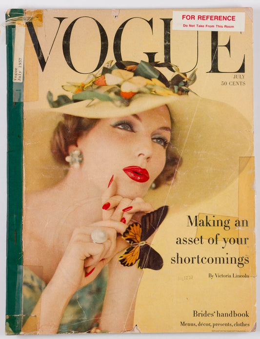Anne St Marie RENE BOUCHE Bridal VOGUE July 1957 Marmie Eisenhower HORST Vevean