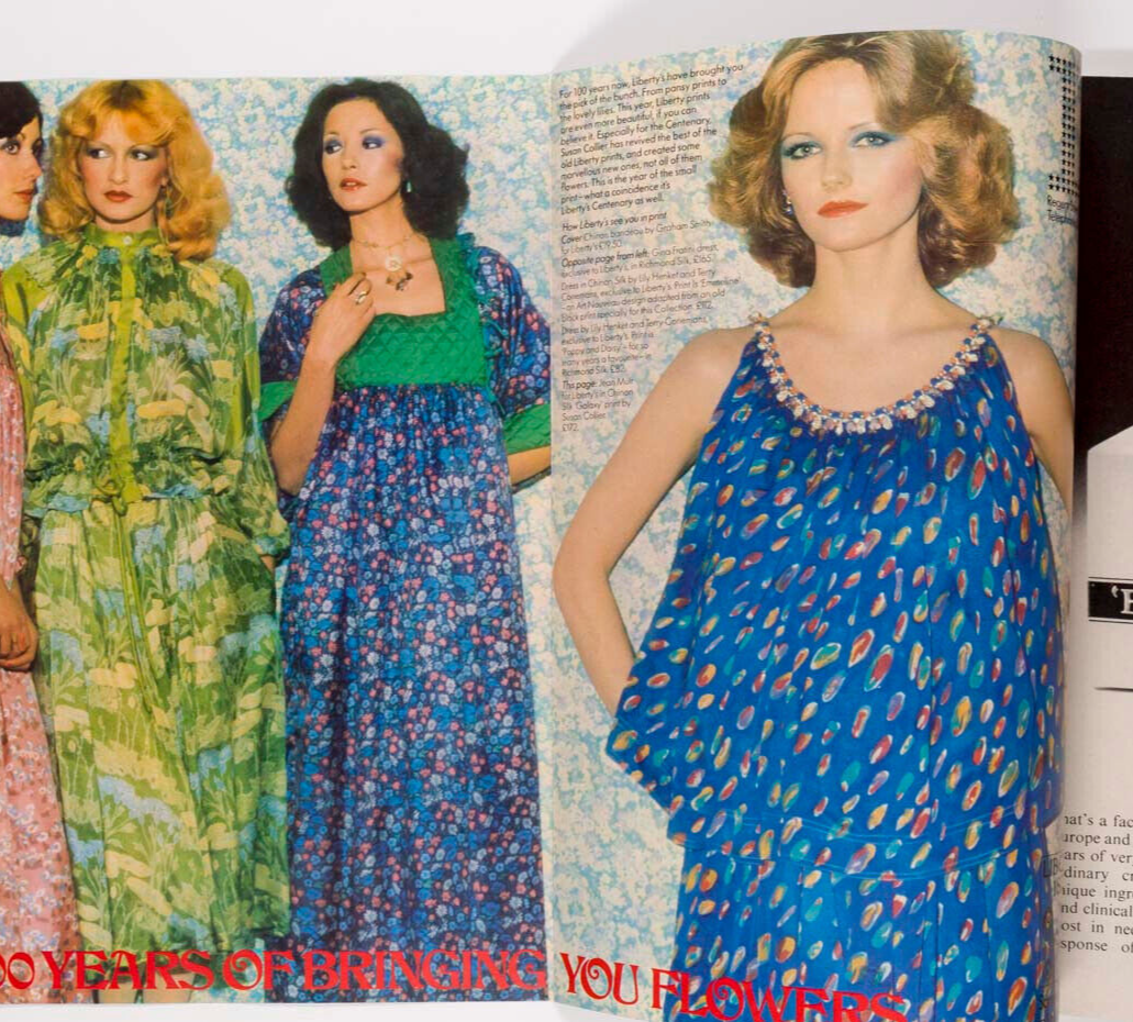 Iran GOLESTAN PALACE Jean Shrimpton MARIE HELVIN Cathee Dahmen VTG Liberty VOGUE