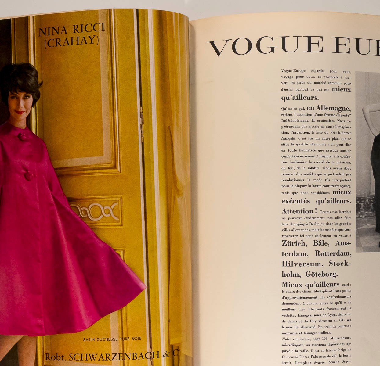 Boucheron COLETTE Balenciaga GIVENCHY Penn LIEBERMAN Paris Vogue October 1961
