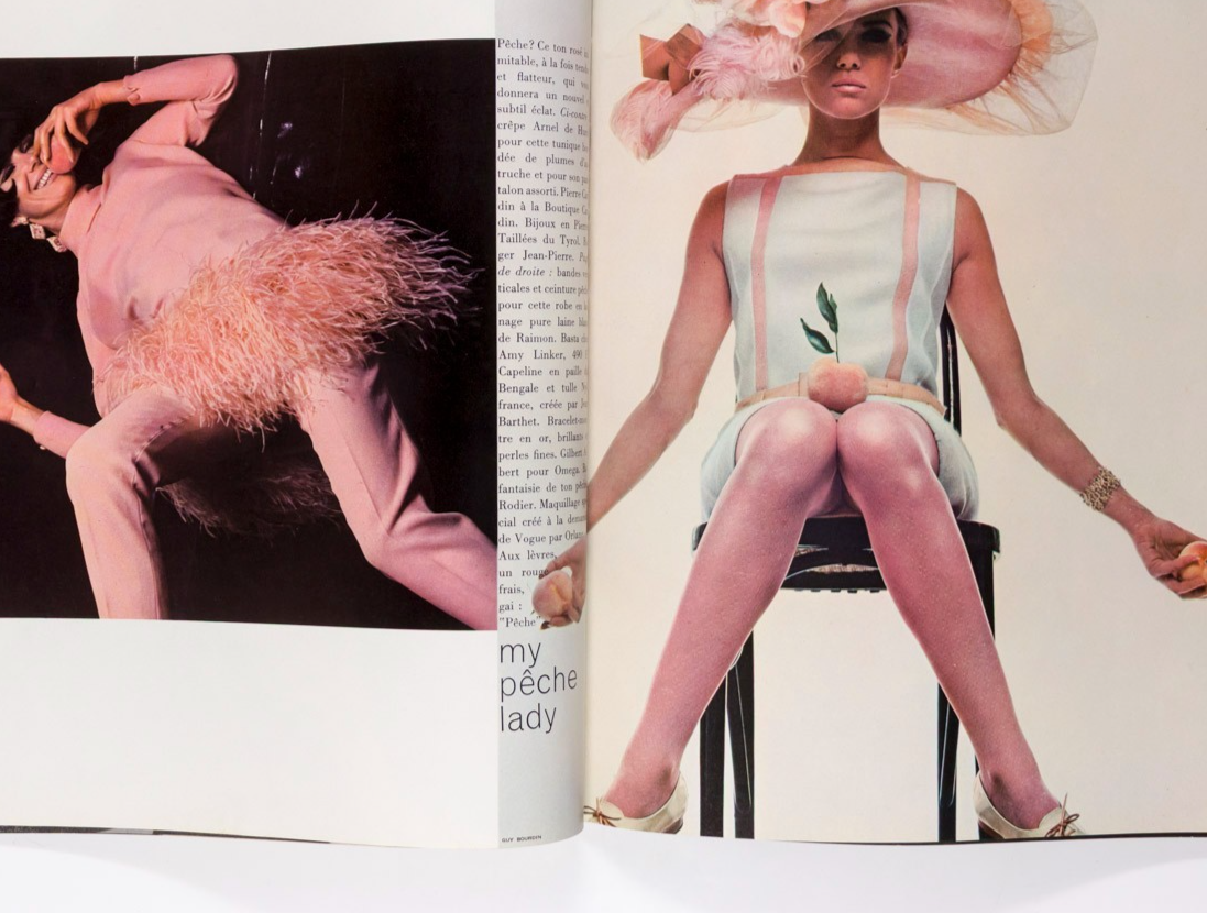 NICOLE DE LAMARGE Guy Bourdin TOM WOLSEY Paris Vogue February 1966 60th birthday