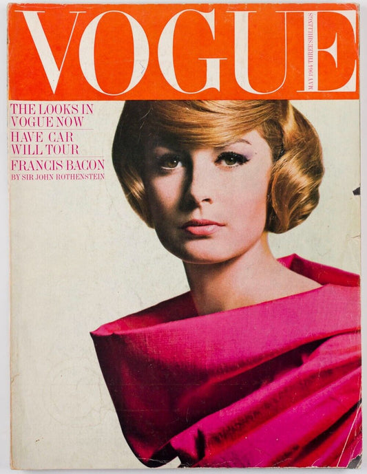 60th birthday gift VOGUE May 1964  Sandra Paul DAVID KNIGHT Julie Christie BADEN