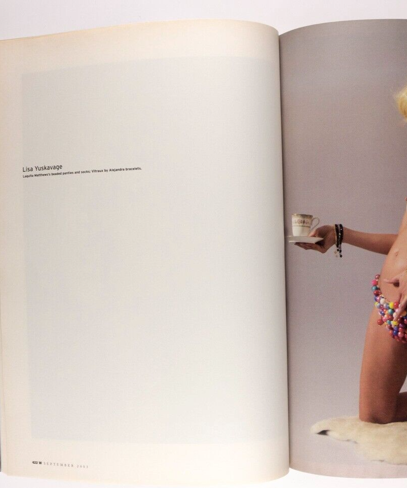Kate Moss INEZ & VINOODH Richard Prince W MAGAZINE September 2003 Daria Werbowy