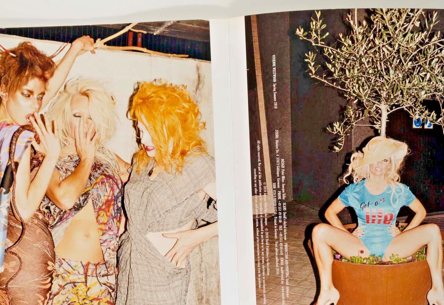 VIVIENNE WESTWOOD Pamela Anderson JUERGEN TELLER Get A Life S/S 2010 LOOKBOOK UK