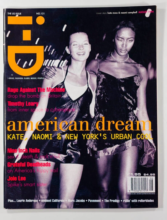 Kate Moss NAOMI CAMPBELL Timothy Leary NIN The Prodigy RATM vtg NYC i-D MAGAZINE
