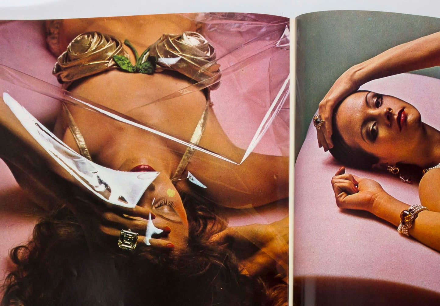 CHARLOTTE RAMPLING Guy Bourdin HELMUT NEWTON Balenciaga PARIS VOGUE May 1972 vtg