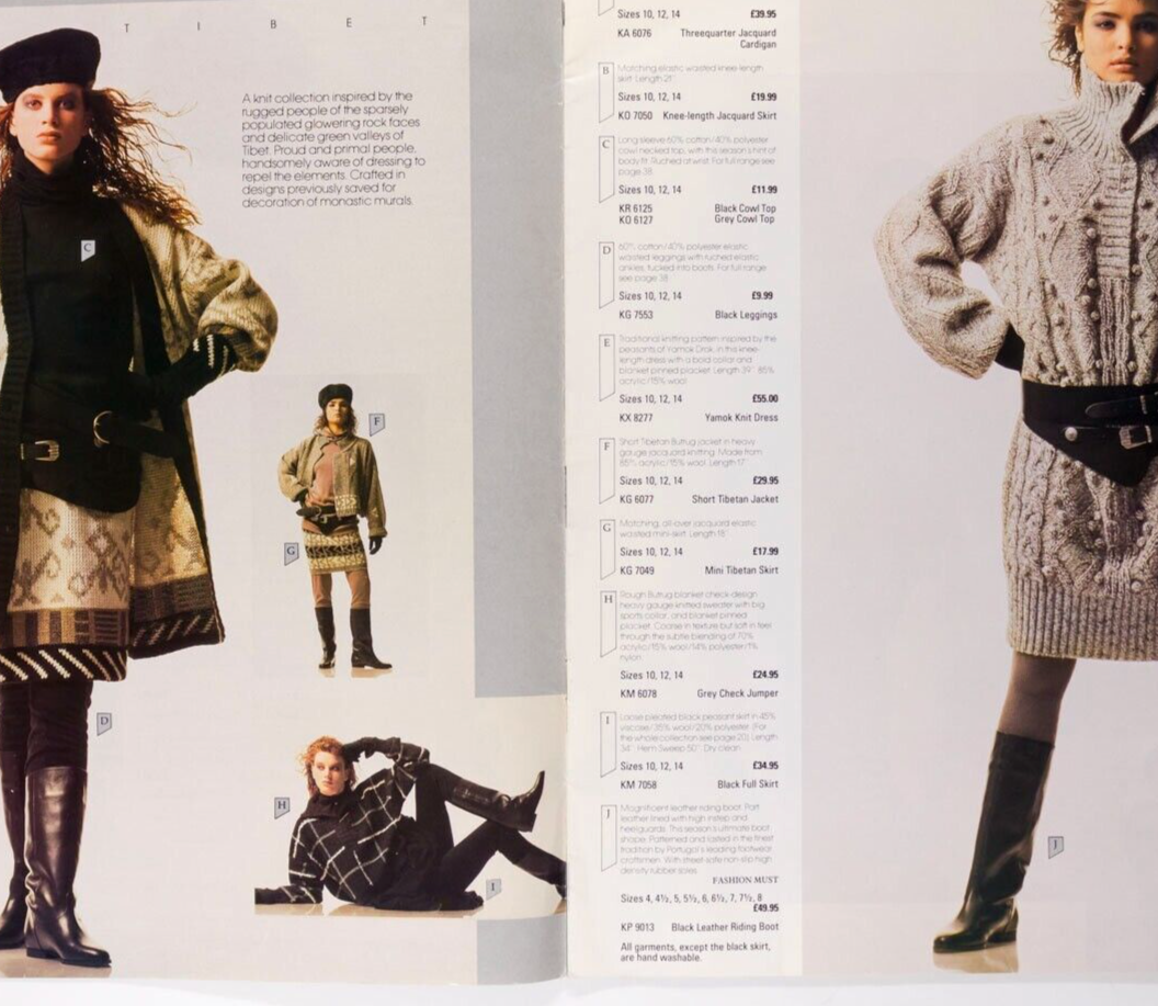 KRISTEN MCMENAMY Talisa Soto LYNNE KOESTER ByMail WAREHOUSE catalog LOOKBOOK vtg