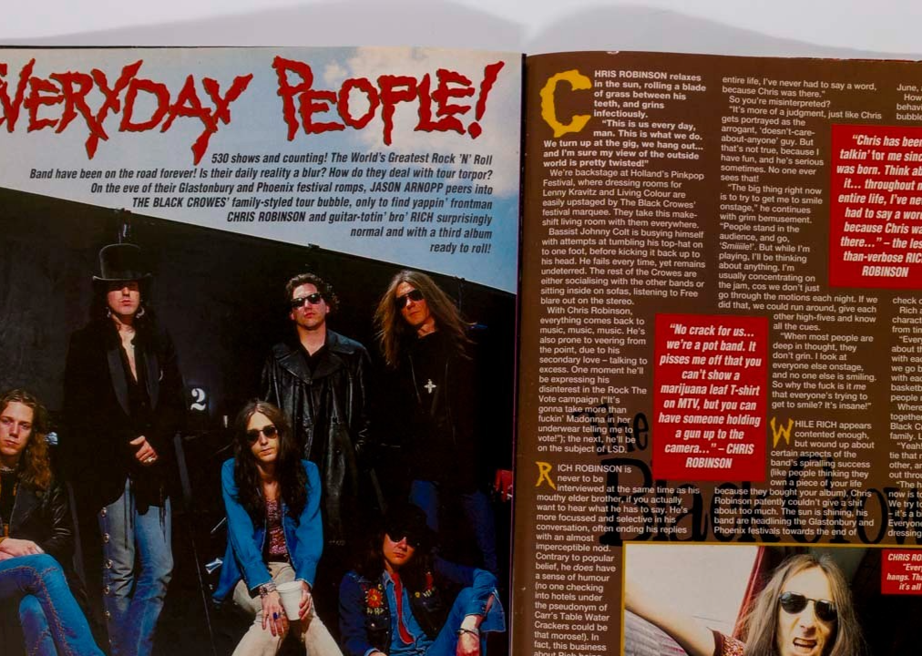 Metallica NIRVANA POSTER Ozzy Osbourne KERRANG magazine 1993 June 449 Bon Jovi