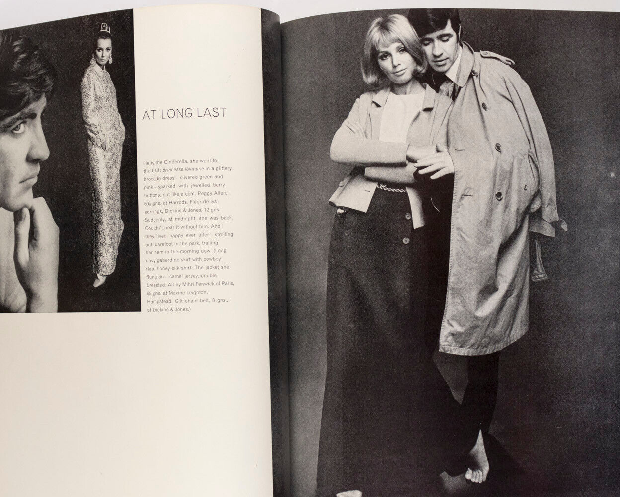 Sophia Loren JEAN SHRIMPTON Elizabeth Ercy ALAN BATES Avedon  UK Harper's Bazaar