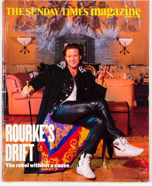 MICKEY ROURKE Chris Steele-Perkins YASMIN LE BON Sunday Times 1992 November USSR
