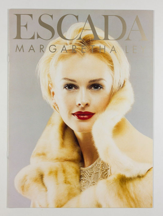 Kylie Bax ESCADA Margaretha Ley Fall 1998 LOOKBOOK fashion catalogue VTG catalog
