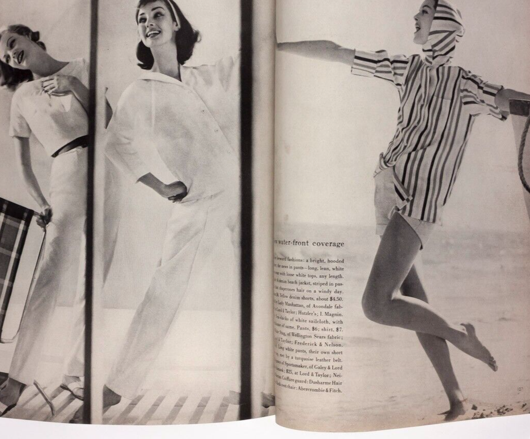 JOANNA McCORMICK Natalie Wood PICASSO Vogue 1957 June RENE BOUCHE Penn AGA KHAN