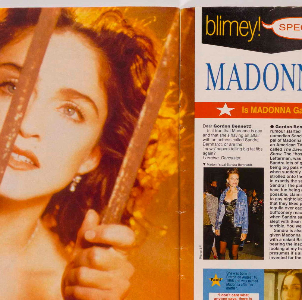 Madonna KYLIE MINOGUE Lisa Stansfield GNR Smash Hits April 1987 The Cure U2 FYC