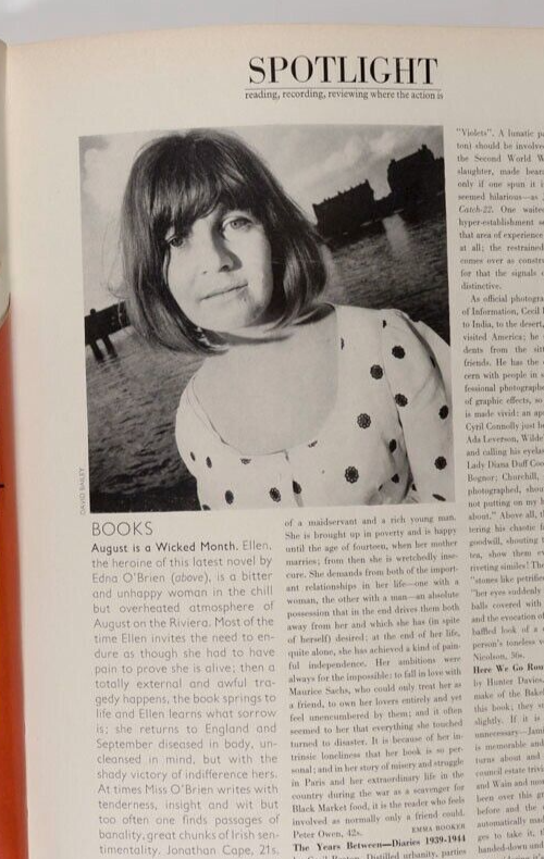 JILL KENNINGTON Roman Polanski EDNA O'BRIEN Candida Lycett Green WET LOOK Vogue