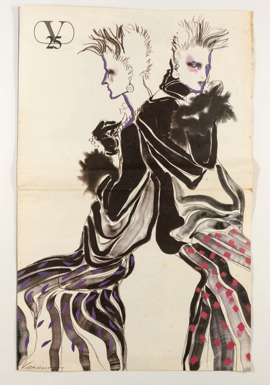 VALENTINO Anniversary TONY VIRAMONTES lookbook 1985 CATALOG magazine GARAVANI 25