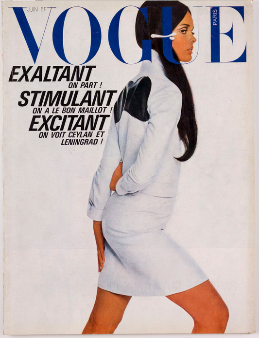 DONYALE LUNA Paco Rabanne GUY BOURDIN Paris Vogue June 1966 Rolex CECIL BEATON