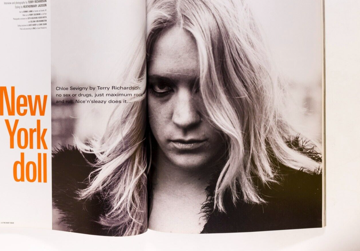 CHLOE SEVIGNY Terry Richardson HEDI SLIMANE i-D magazine 2003 vtg GOGOL BORDELLO