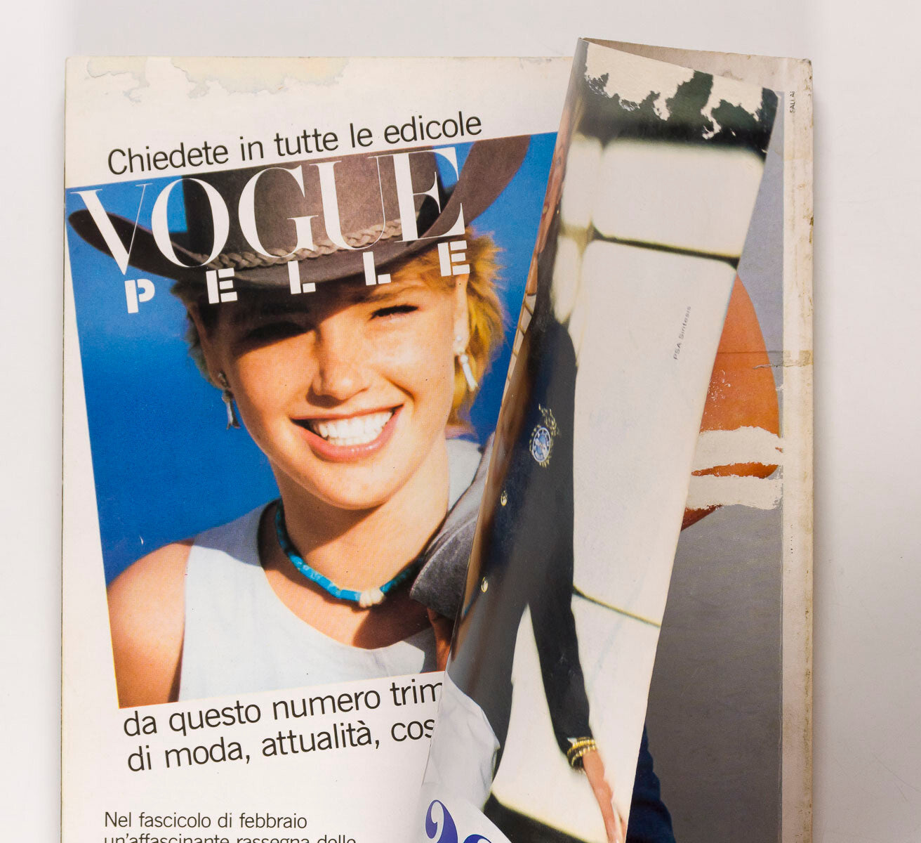 GIA CARANGI Eva Ionesco HANS FEURER New Wave VOGUE ITALIA magazine February 1981