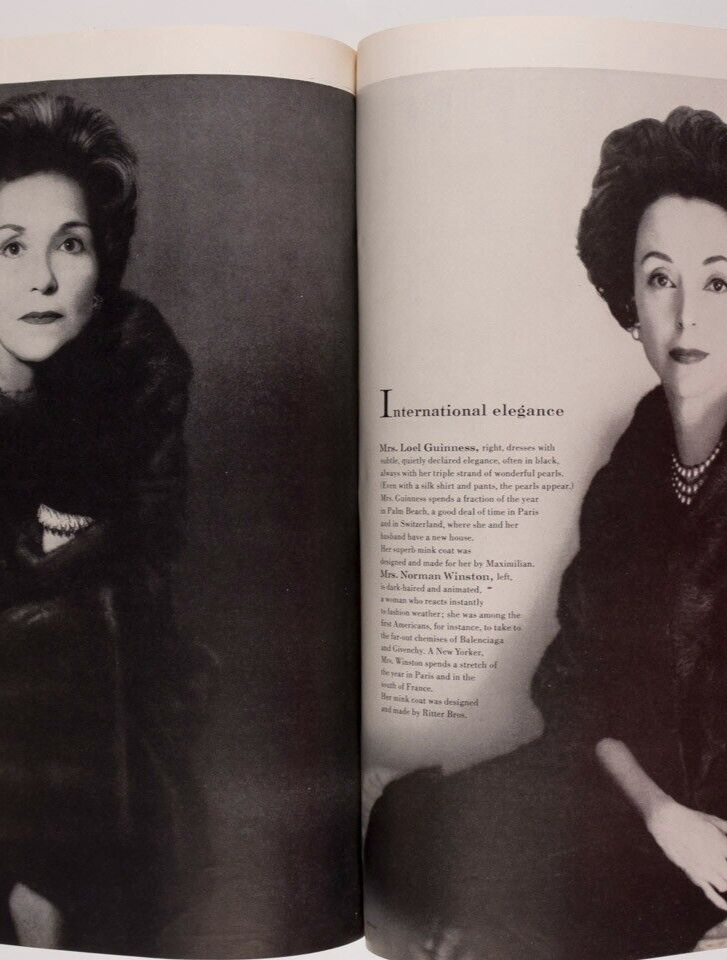 LISA BIGELOW Jacqueline de Ribes GLORIA VANDERBILT Vogue Dec 1959 Jane Fonda VTG