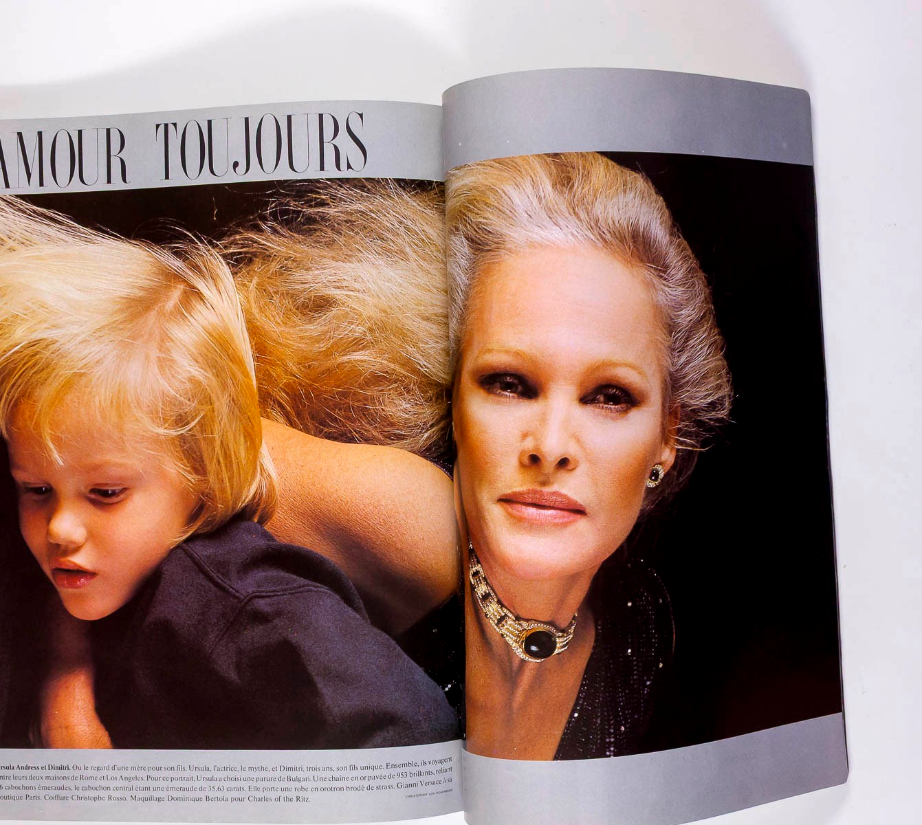 Princess Caroline WARHOL Vreeland NEWTON Bourdin PARIS VOGUE December 1983 Gruau