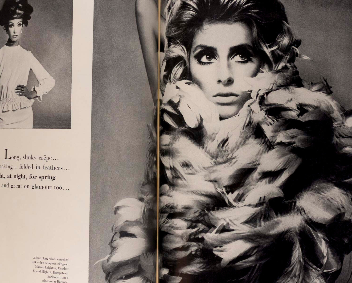 JILL KENNINGTON Balenciaga GIVENCHY Harper's Bazaar 1966 April GEORGE HAMILTON