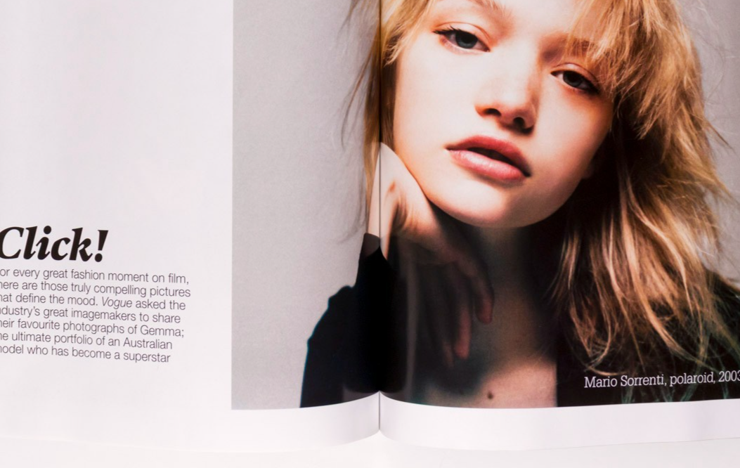 Gemma Ward edit MARC JACOBS Lucian Freud VOGUE AUSTRALIA December 2005 Lily Cole