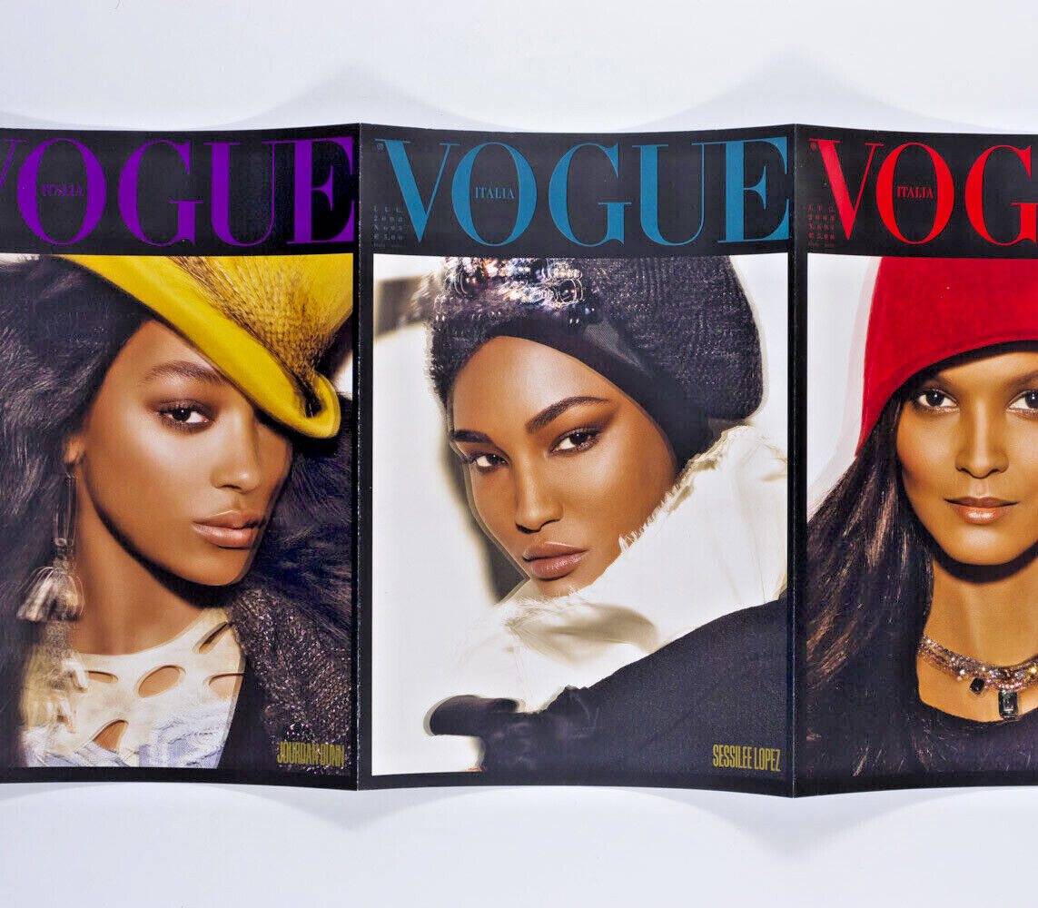 The Black Issue NAOMI CAMPBELL Grace Jones TINA TURNER Chanel IMAN  Vogue Italia